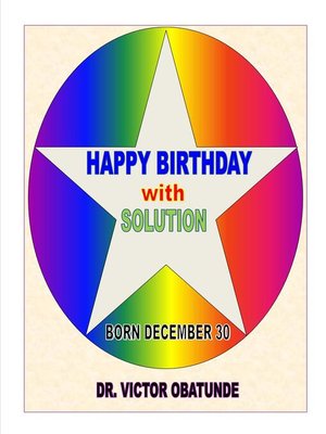 cover image of BORN DECEMBER 30